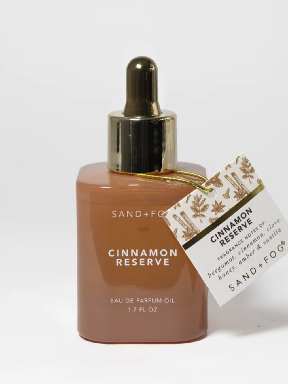SAND + FOG Cinnamon Reserve Eau de Parfum Oil Dropper - 1.7 LF OZ (50 ML)